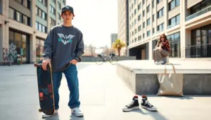 90's skater style